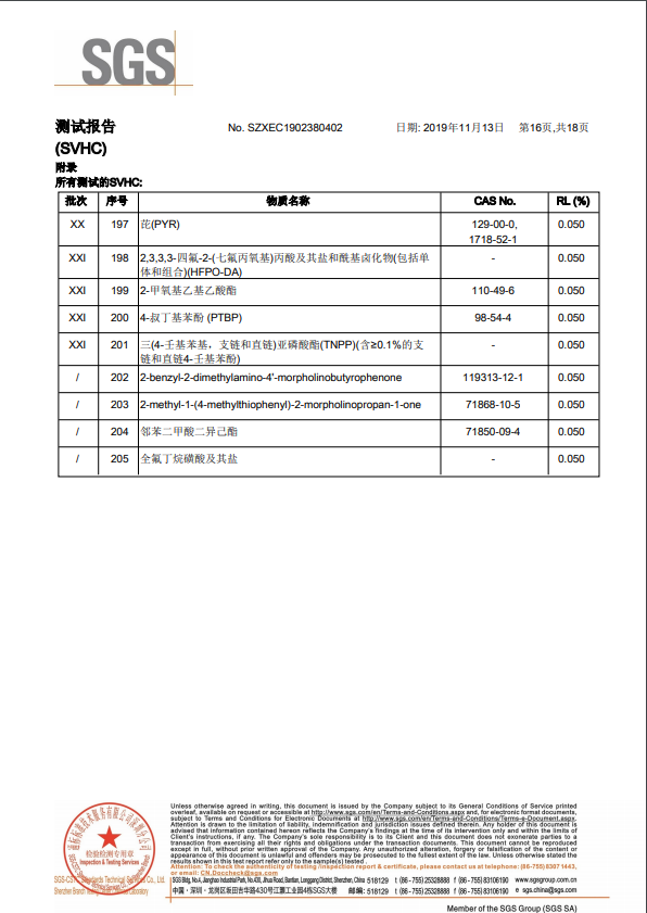 证书报告